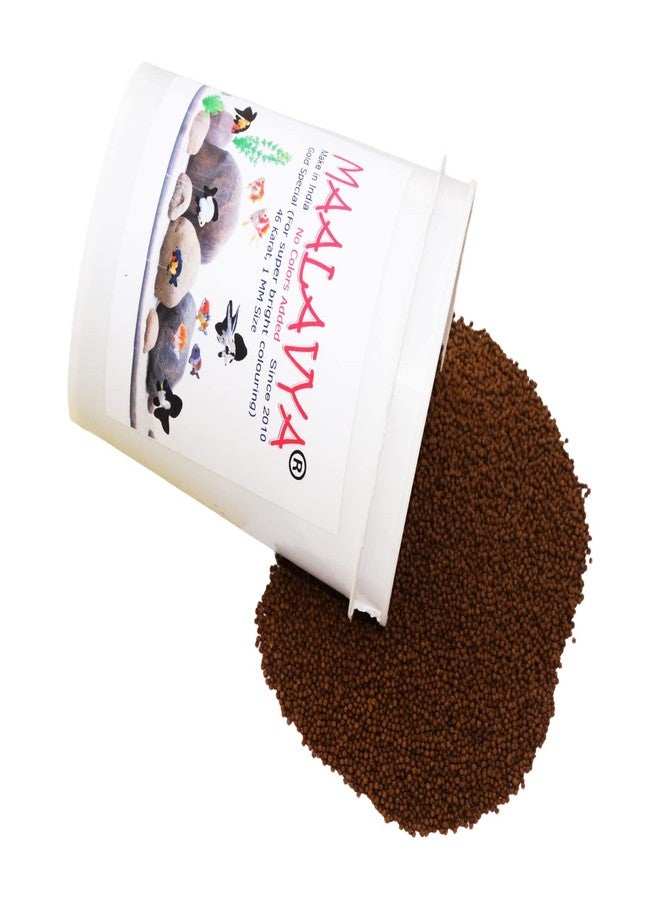 Maalavya Gold Special Aquarium Fish Food Pellet Small 1 MM Fish Feed (Good Fish Food for Aquarium 46 Karat) Fast Growth 0.5 Kg Fish Aquarium Food Fish Pellet Fish Food Feed - Image 2